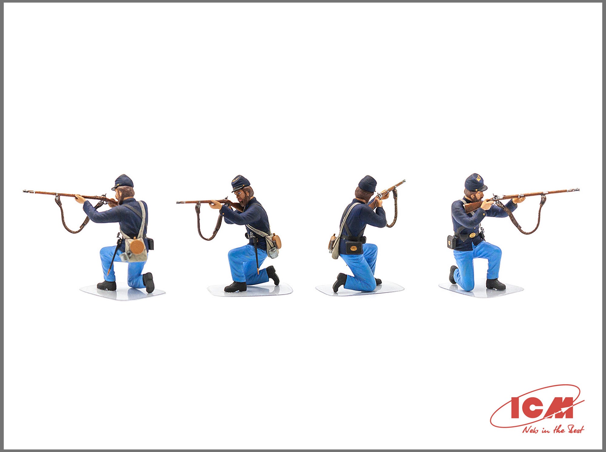 ICM 35020 Scale model kit 1:35 American Civil War Union Infantry (4 figures)