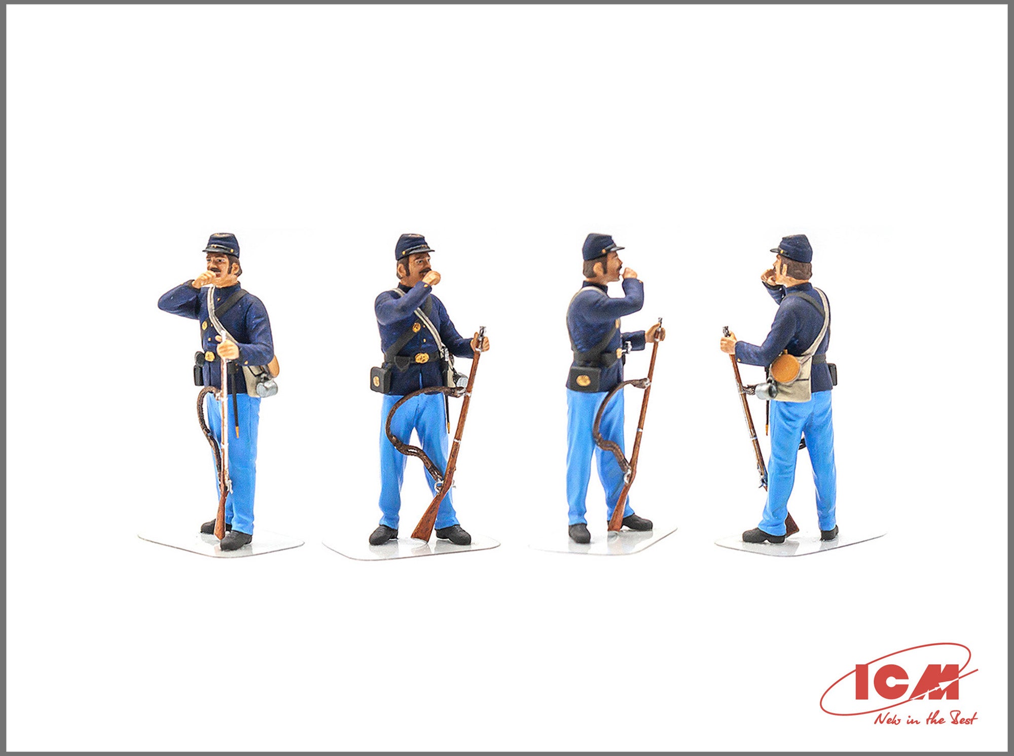 ICM 35020 Scale model kit 1:35 American Civil War Union Infantry (4 figures)