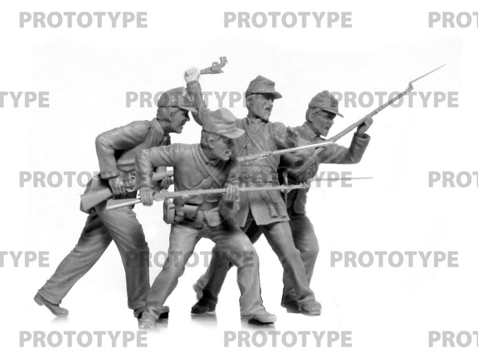 ICM 35023 Plastic model kit Scale 1:35 American Civil War Union Infantry. Set #2