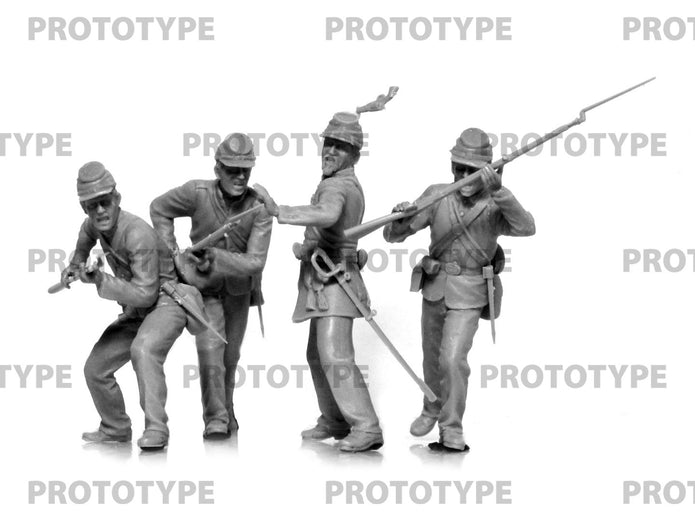 ICM 35023 Plastic model kit Scale 1:35 American Civil War Union Infantry. Set #2