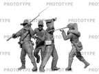 ICM 35024 Plastic model kit 1:35 American Civil War Confederate Infantry. Set #2