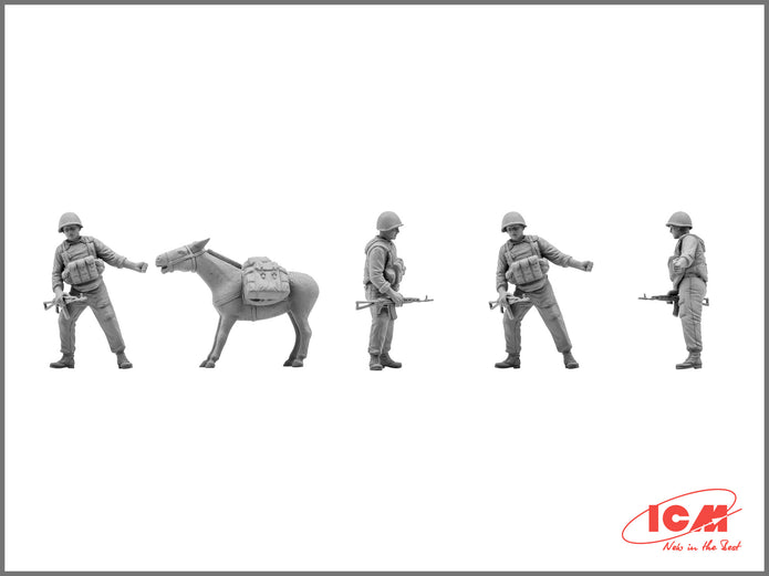 ICM 35031 Plastic model Scale 1:35 Soviet sappers, Soviet-Afghan war 1979-1988