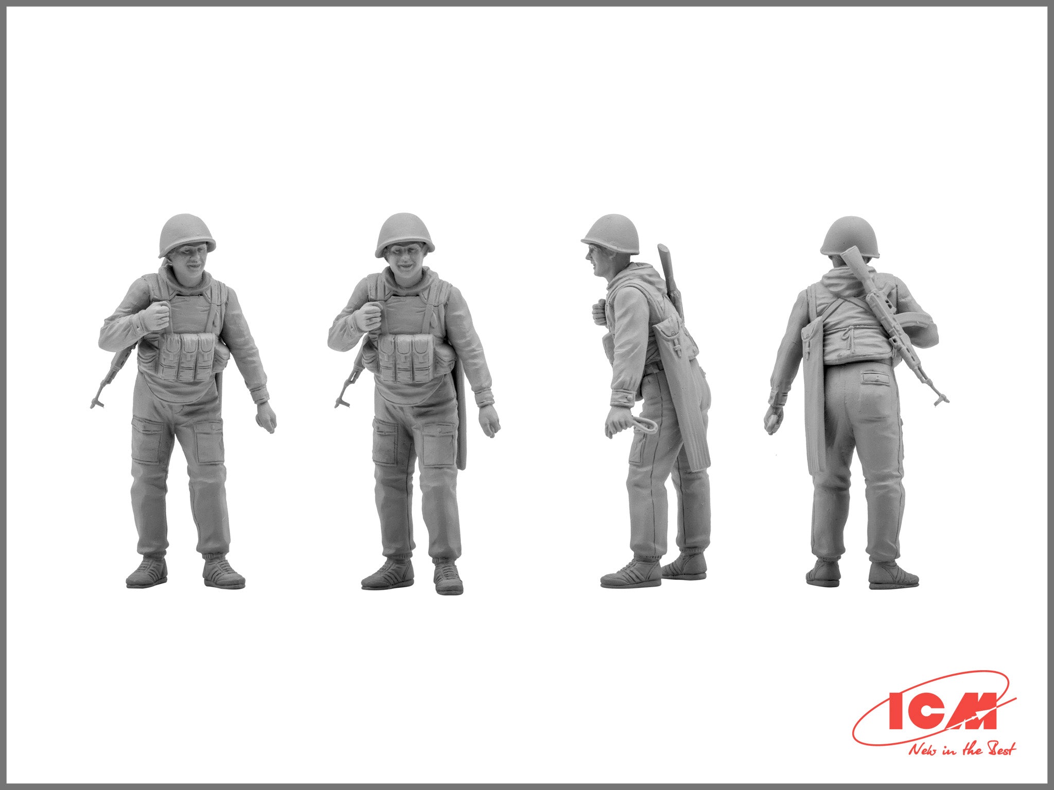 ICM 35031 Plastic model Scale 1:35 Soviet sappers, Soviet-Afghan war 1979-1988