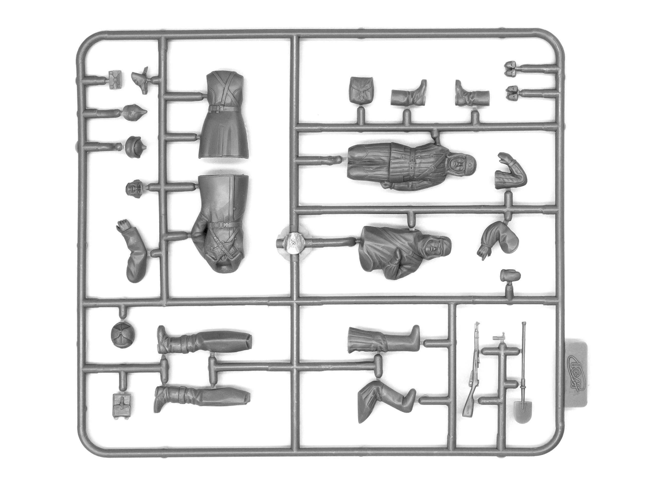 ICM 35051 Plastic model kit Scale 1:35 RKKA Infantry, 1939-1942 - kit modelling