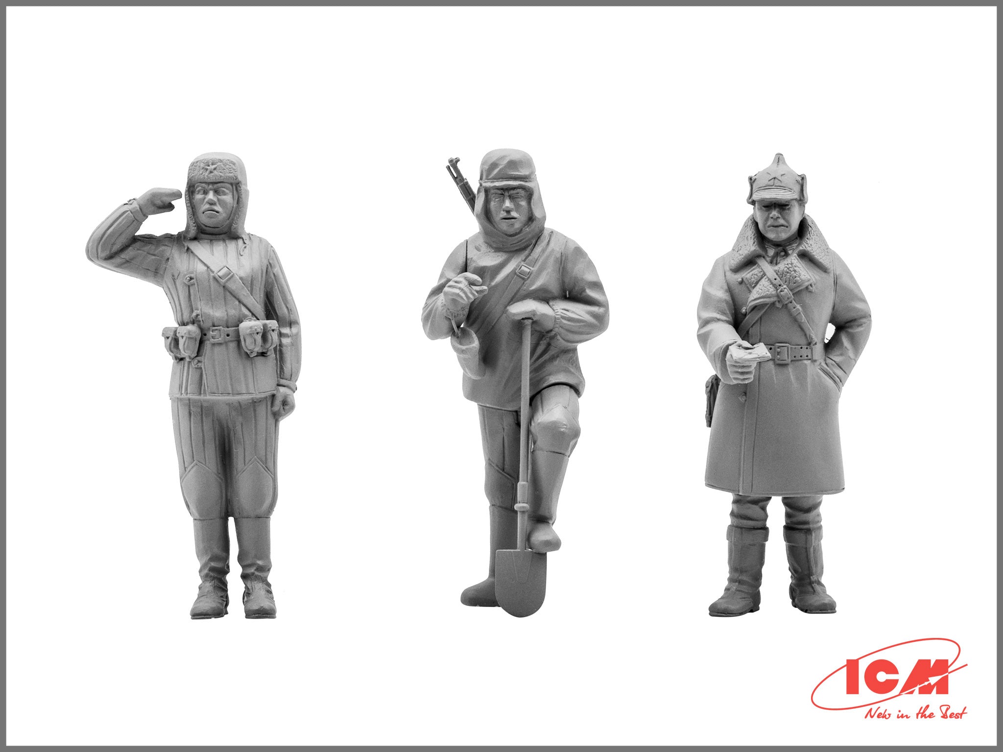 ICM 35051 Plastic model kit Scale 1:35 RKKA Infantry, 1939-1942 - kit modelling