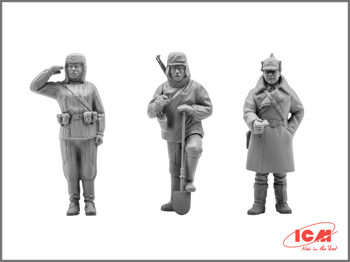 ICM 35051 Plastic model kit Scale 1:35 RKKA Infantry, 1939-1942 - kit modelling