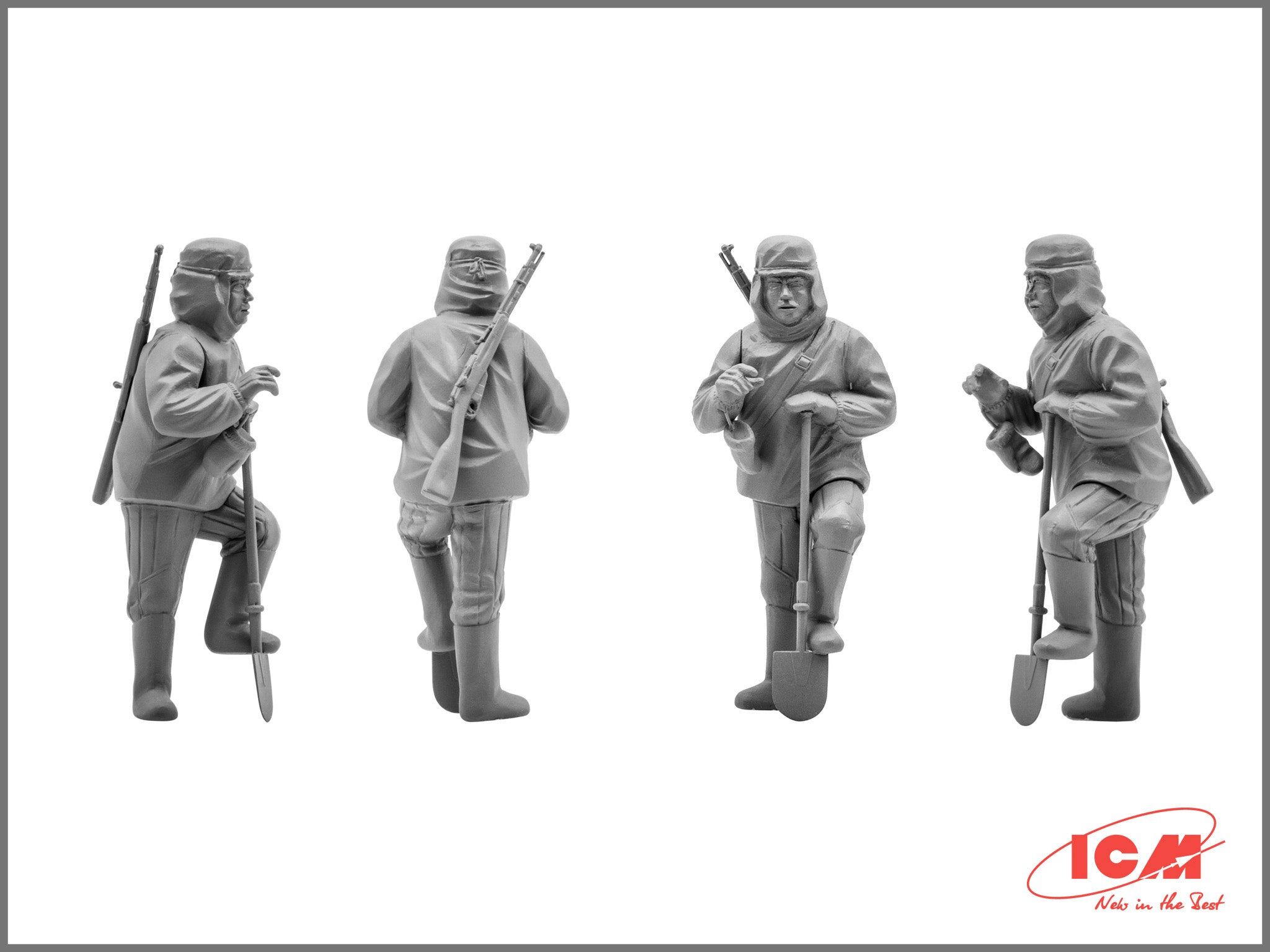 ICM 35051 Plastic model kit Scale 1:35 RKKA Infantry, 1939-1942 - kit modelling