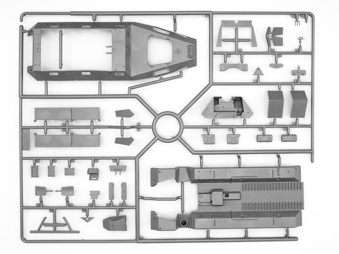 ICM 35103 Plastic model kit Scale 1:35 Sd.Kfz.251/1 Ausf.A with German Infantry