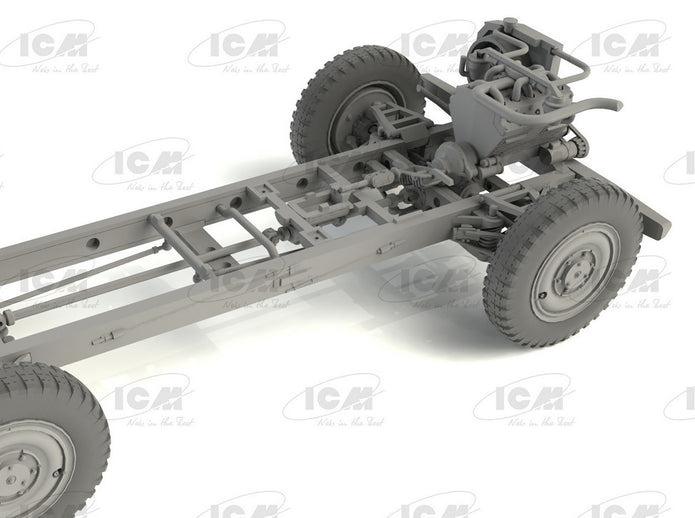 ICM 35110 Scale model kit 1:35 Sd.Kfz 247 Ausf.B German Command Armoured Vehicle