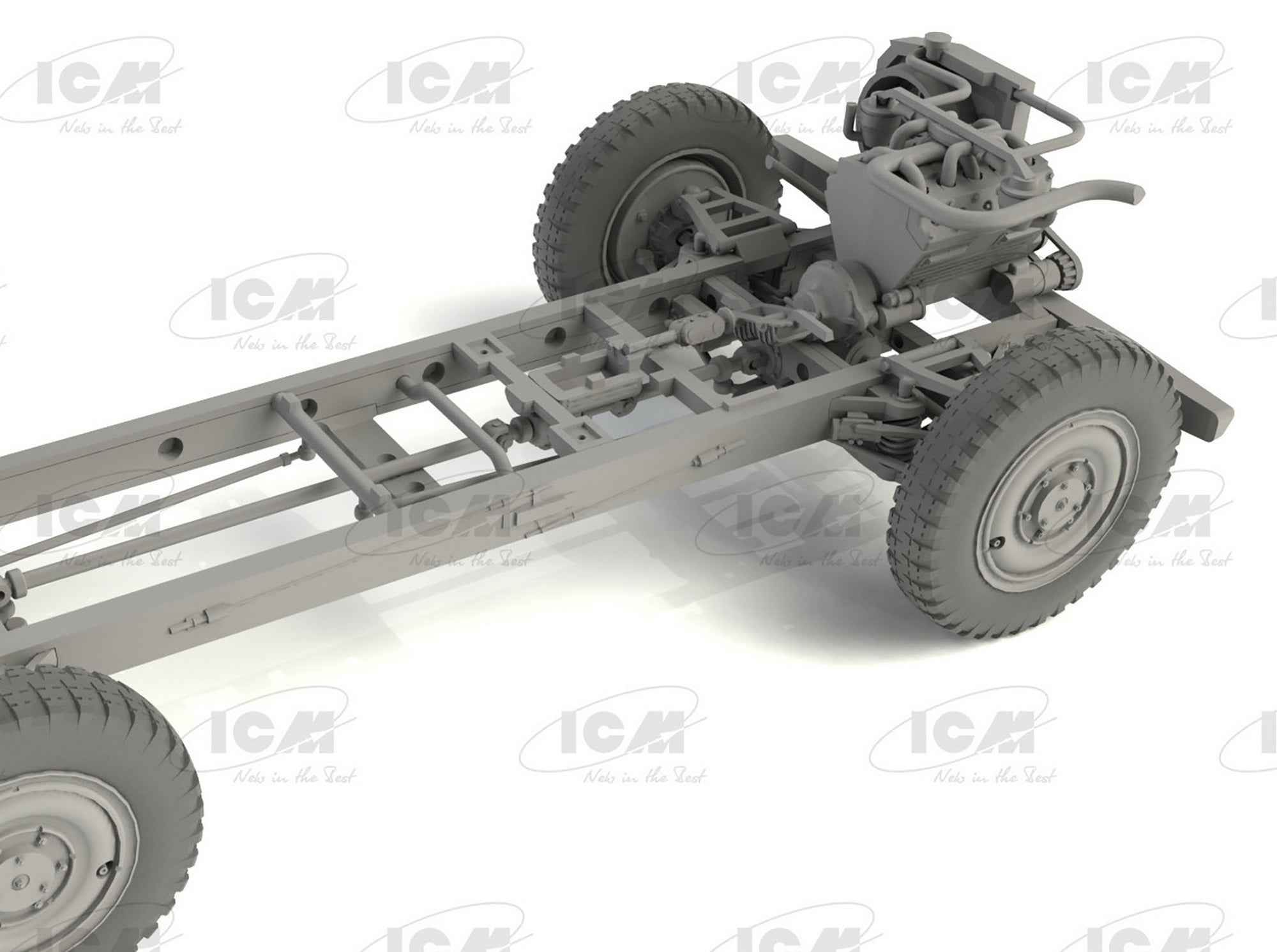 ICM 35110 Scale model kit 1:35 Sd.Kfz 247 Ausf.B German Command Armoured Vehicle