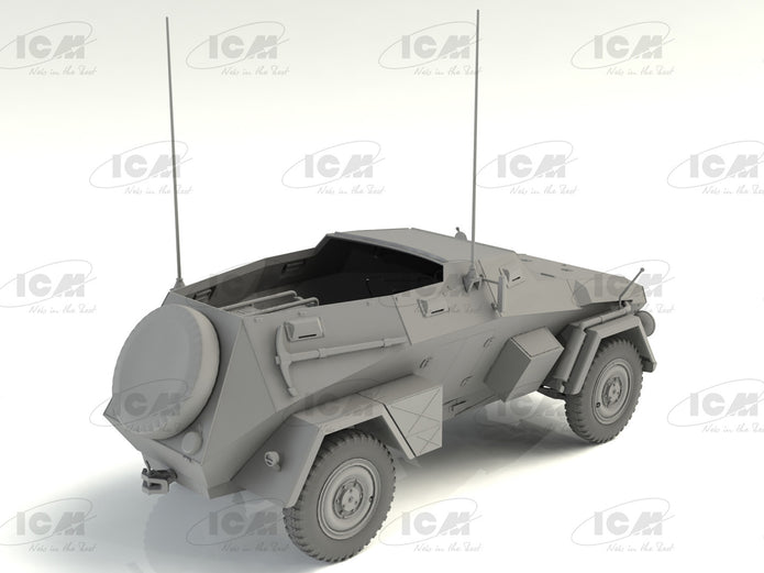 ICM 35110 Scale model kit 1:35 Sd.Kfz 247 Ausf.B German Command Armoured Vehicle