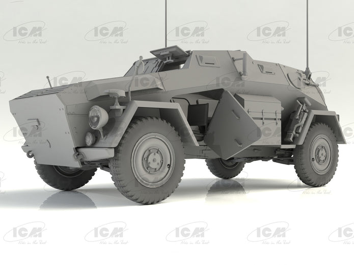 ICM 35110 Scale model kit 1:35 Sd.Kfz 247 Ausf.B German Command Armoured Vehicle