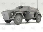 ICM 35110 Scale model kit 1:35 Sd.Kfz 247 Ausf.B German Command Armoured Vehicle