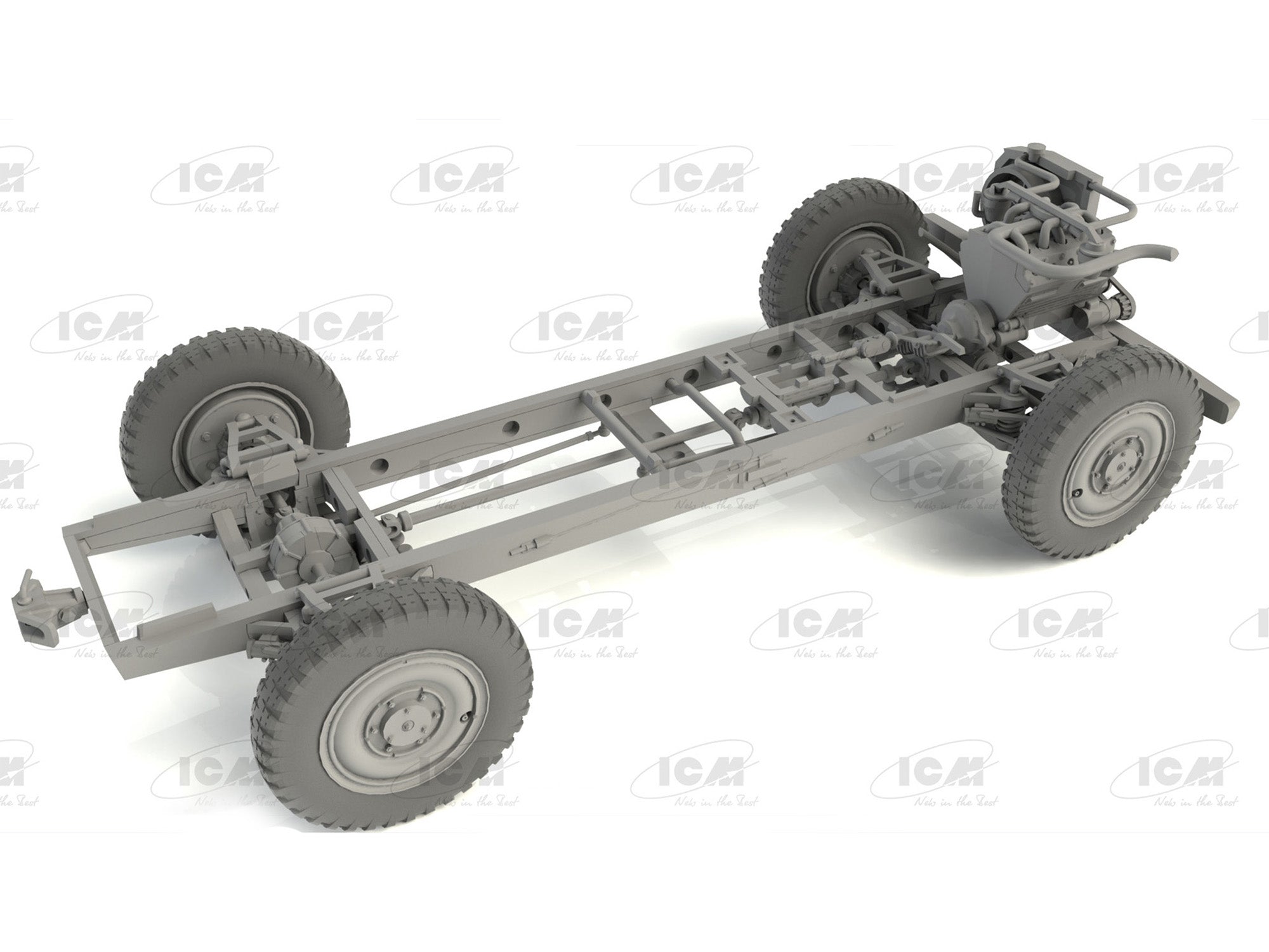 ICM 35111 Plastic model kit Scale 1:35 Sd.Kfz 247 Ausf.B with crew - kits models