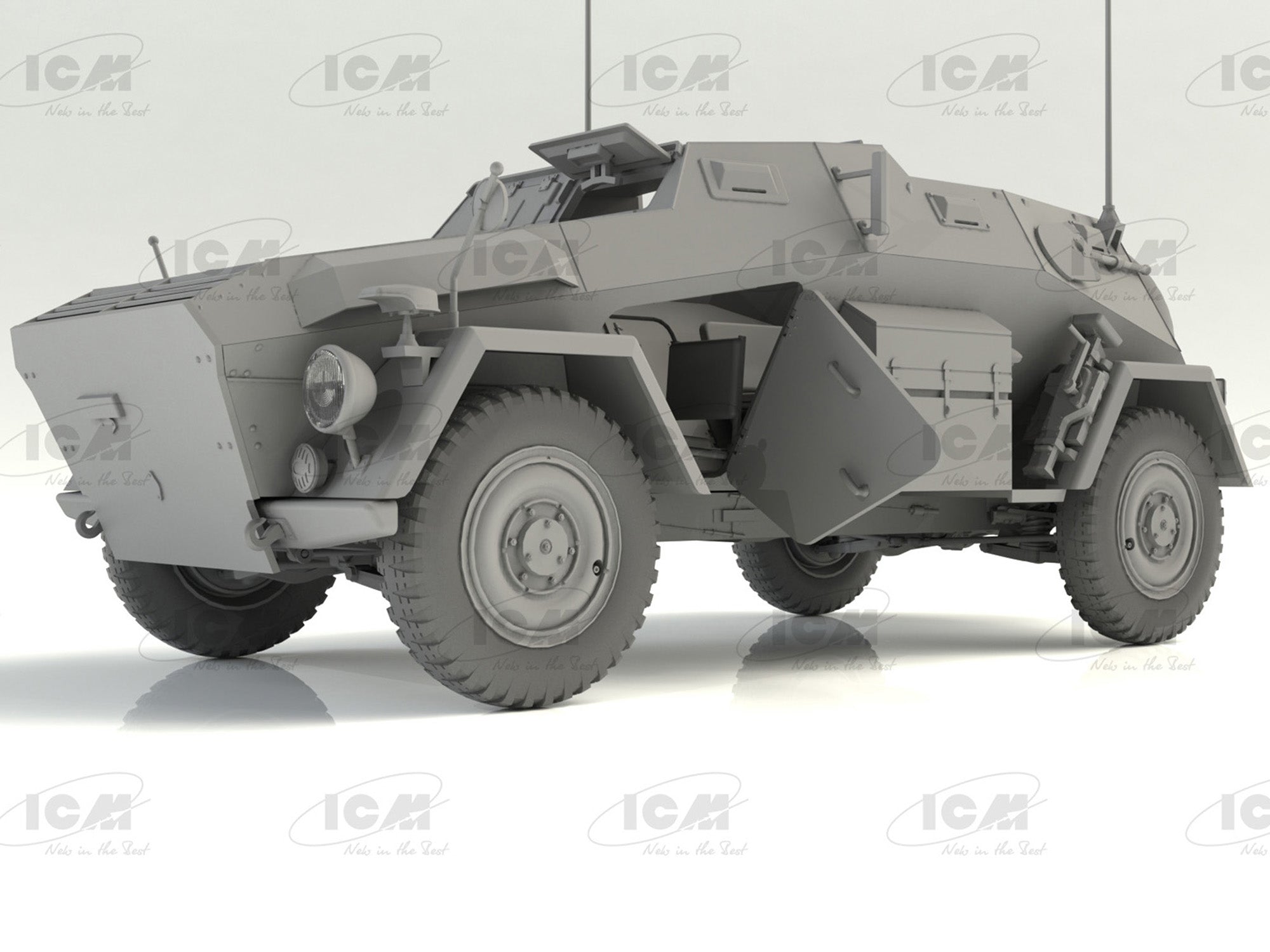ICM 35111 Plastic model kit Scale 1:35 Sd.Kfz 247 Ausf.B with crew - kits models