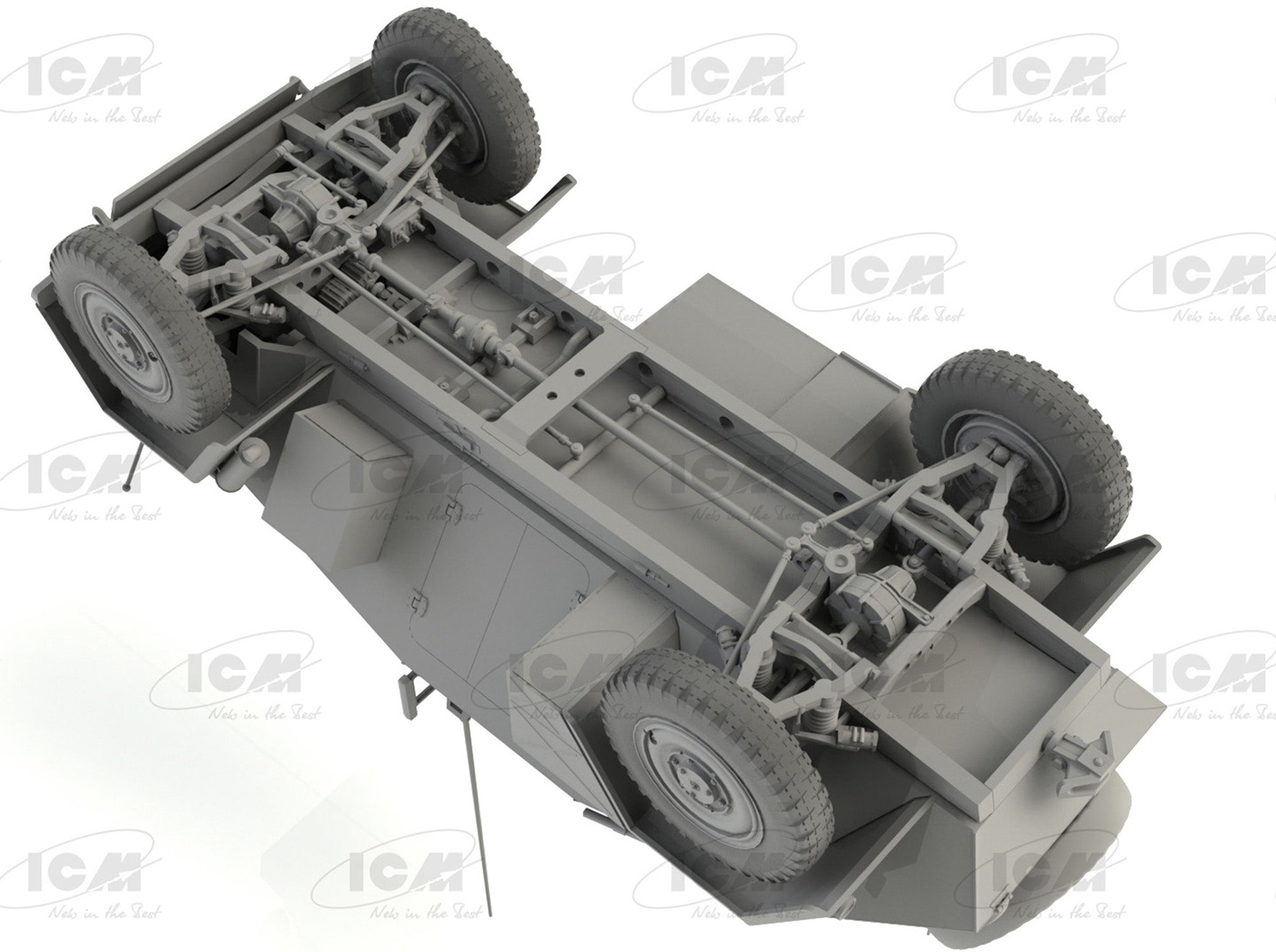 ICM 35111 Plastic model kit Scale 1:35 Sd.Kfz 247 Ausf.B with crew - kits models