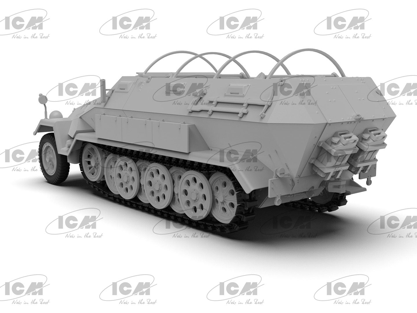 Sd.Kfz.251/8 Ausf.A ‘Krankenpanzerwagen’ WWII German Ambulance 1:35 ICM 35113