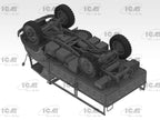ICM 35135 Plastic model kit car Scale 1:35 Unimog S, German Military Truck