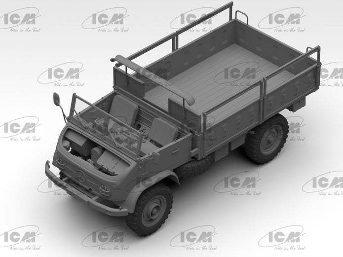 ICM 35135 Plastic model kit car Scale 1:35 Unimog S, German Military Truck