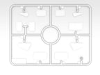 ICM 35138 Scale models car kit 1:35 Unimog S 404 German Military Ambulance