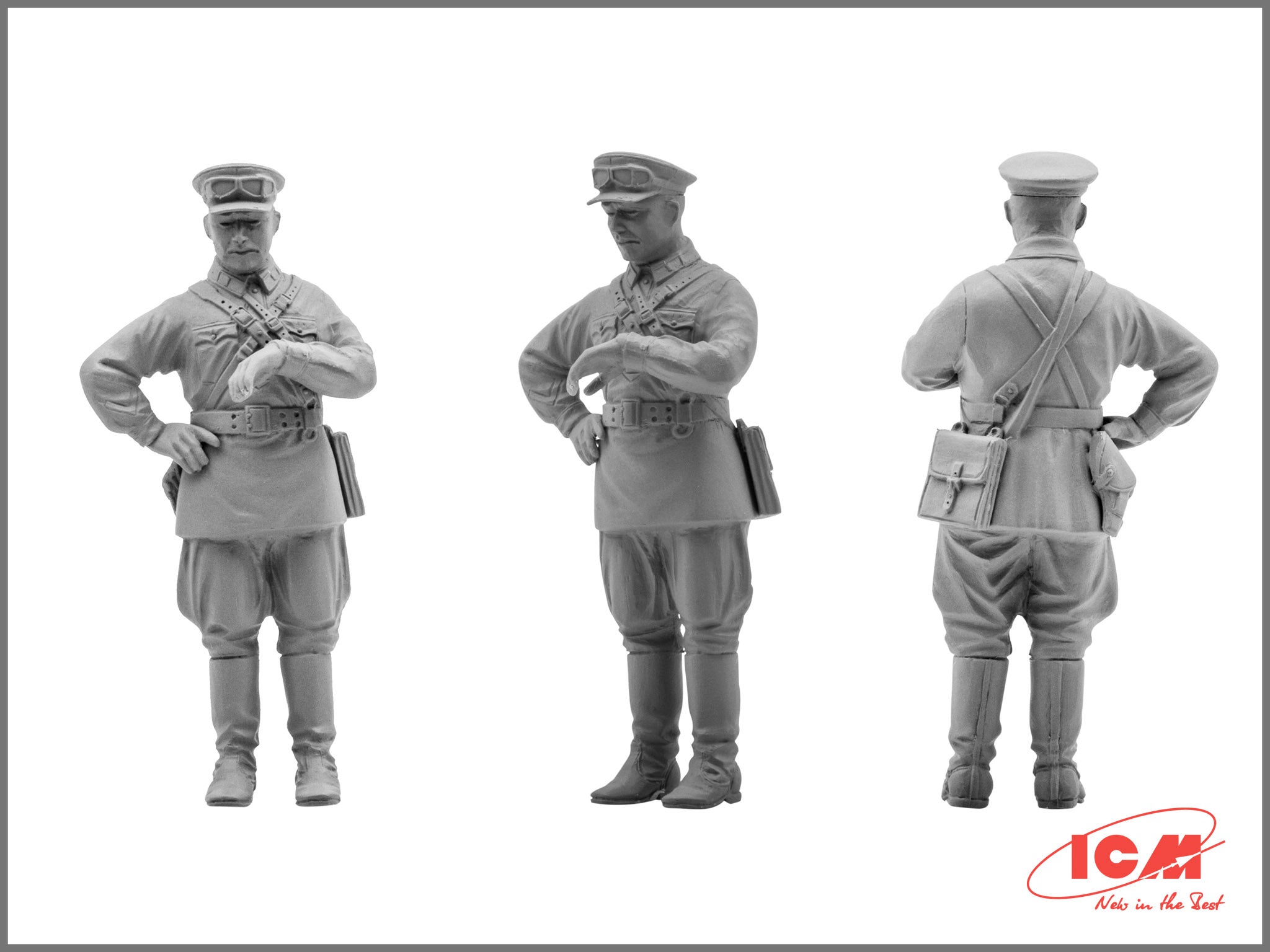 ICM 35181 Plastic model kit Scale figures 1:35 Soviet tank crew, 1939-1942