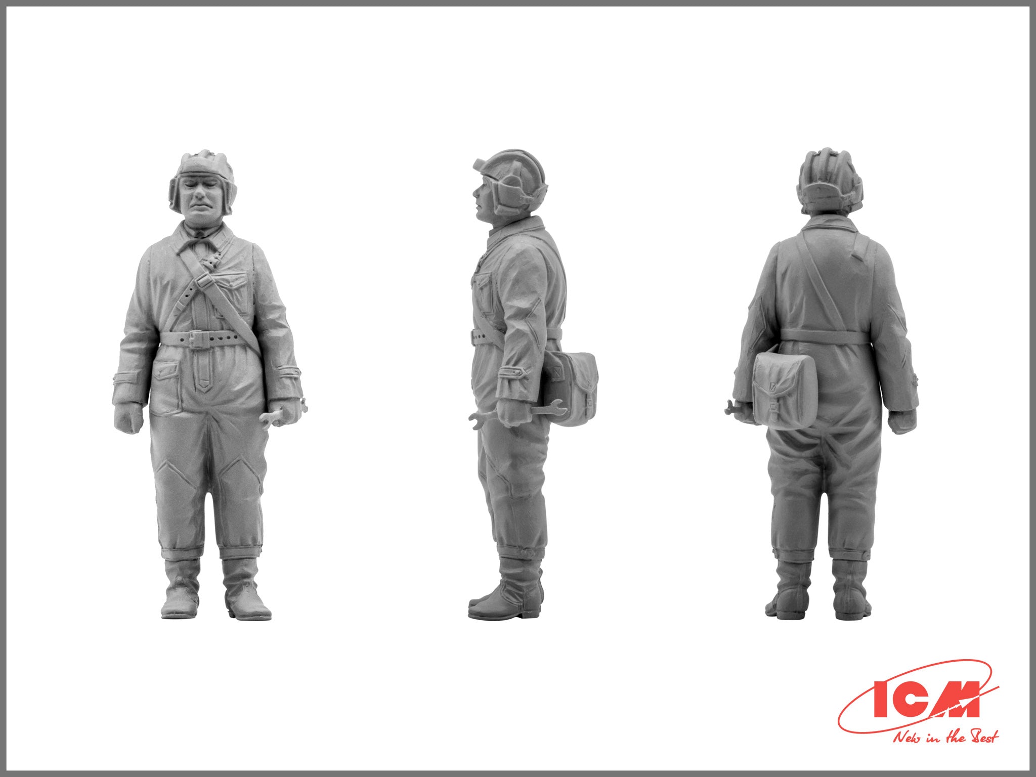 ICM 35181 Plastic model kit Scale figures 1:35 Soviet tank crew, 1939-1942