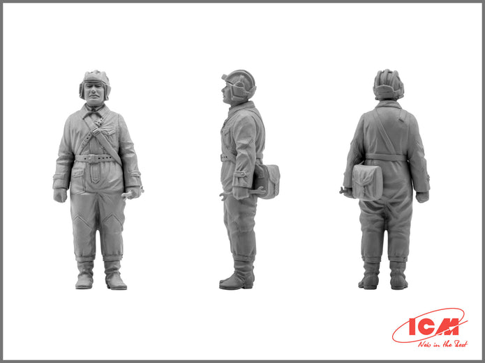 ICM 35181 Plastic model kit Scale figures 1:35 Soviet tank crew, 1939-1942