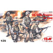 US Elite Forces in Iraq
4 figures – 4 soldiers Scale 1:35 ICM35201 Plastic Model Figures Kit