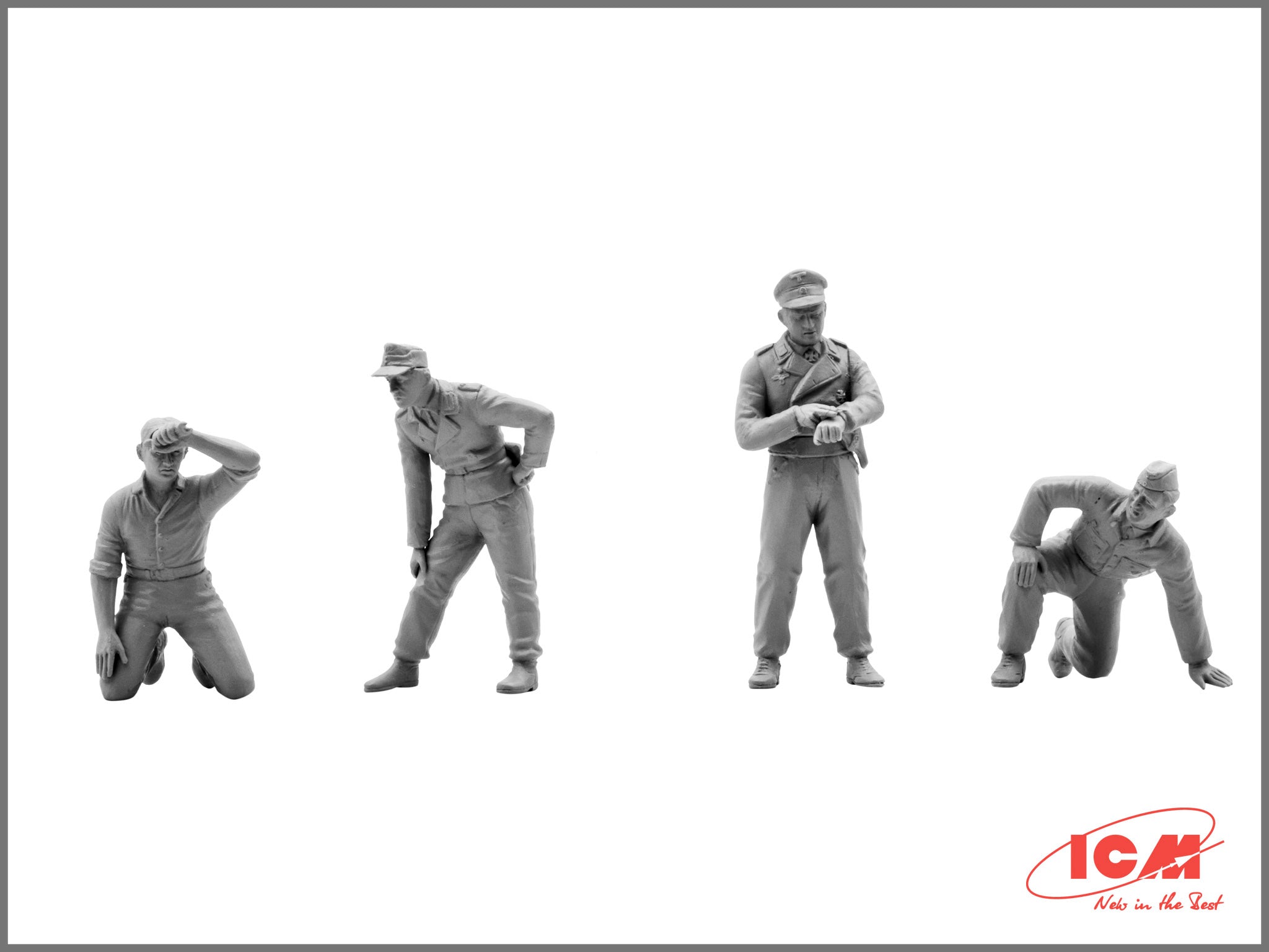 ICM 35211 Plastic model kit Scale figures 1:35 German tank crew, 1943-1945