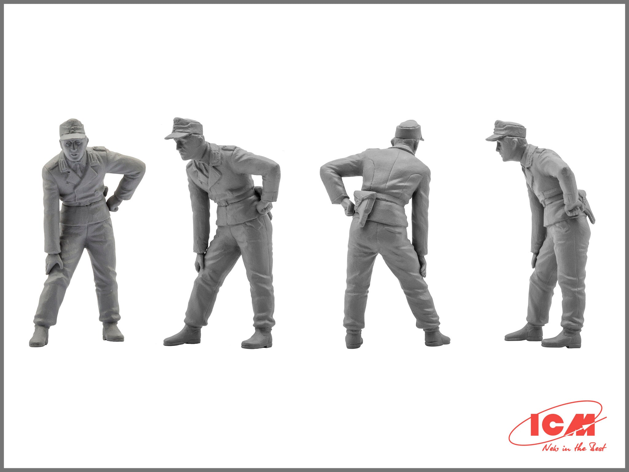 ICM 35211 Plastic model kit Scale figures 1:35 German tank crew, 1943-1945