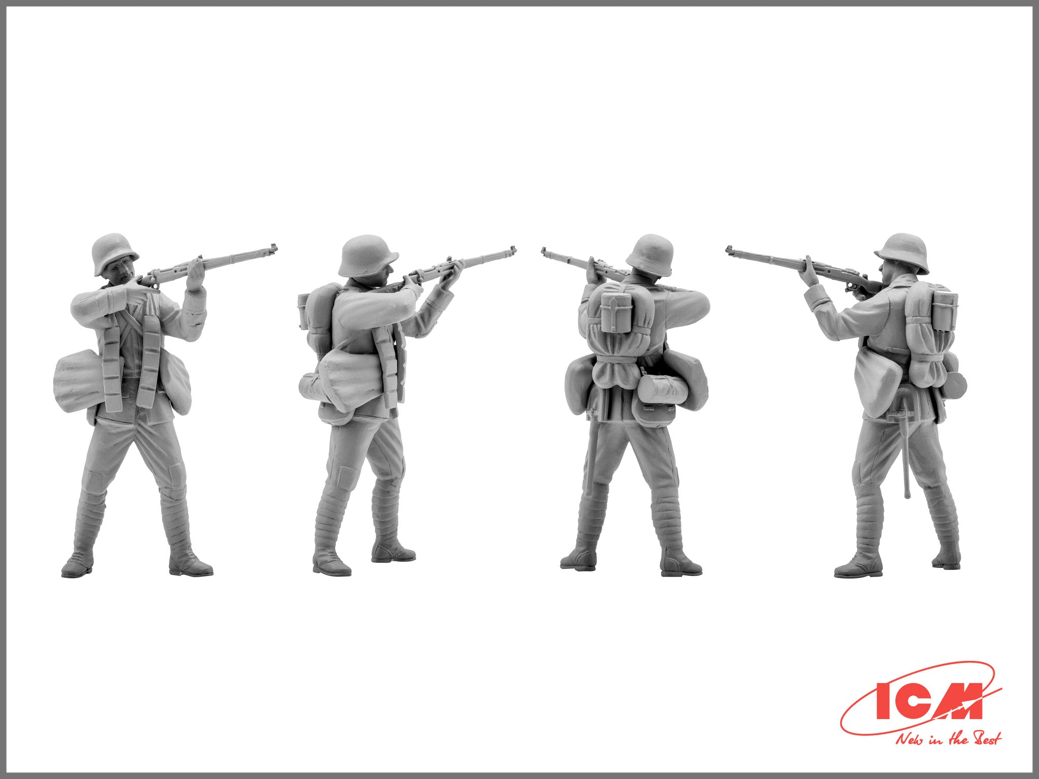 ICM 35291 Plastic model kit Scale figures 1:35 German Assault Troops, 1917-1918