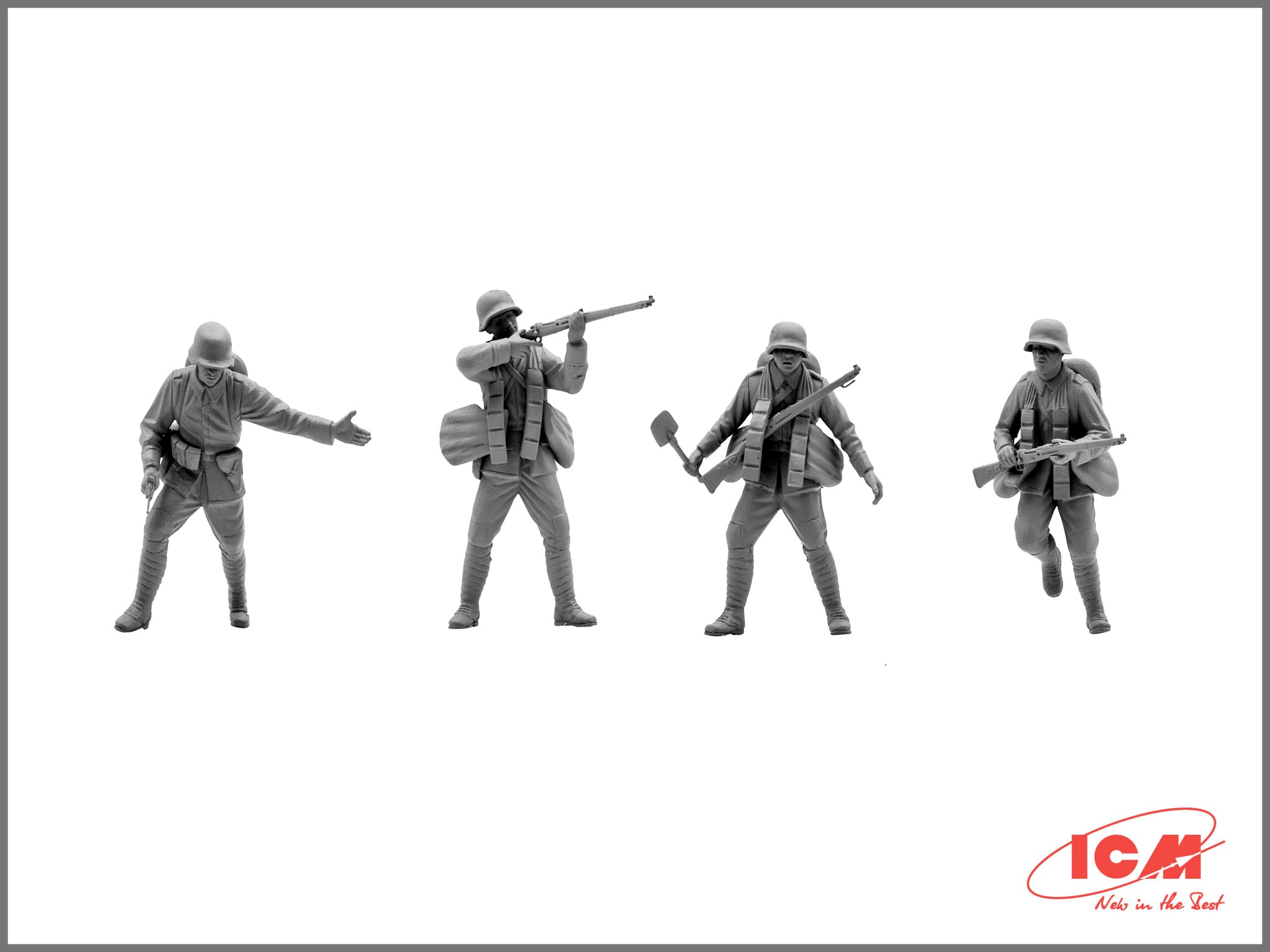 ICM 35291 Plastic model kit Scale figures 1:35 German Assault Troops, 1917-1918