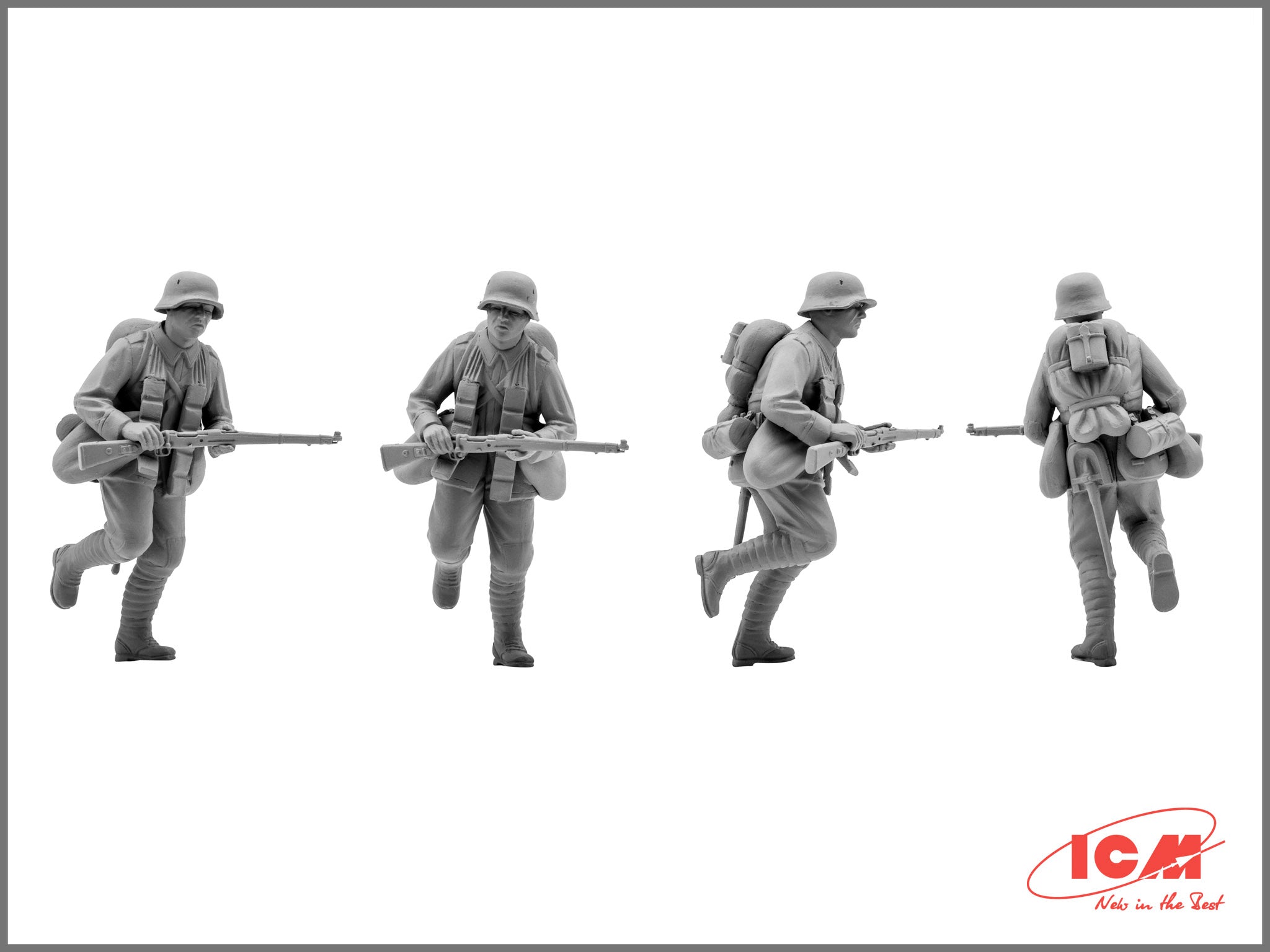 ICM 35291 Plastic model kit Scale figures 1:35 German Assault Troops, 1917-1918