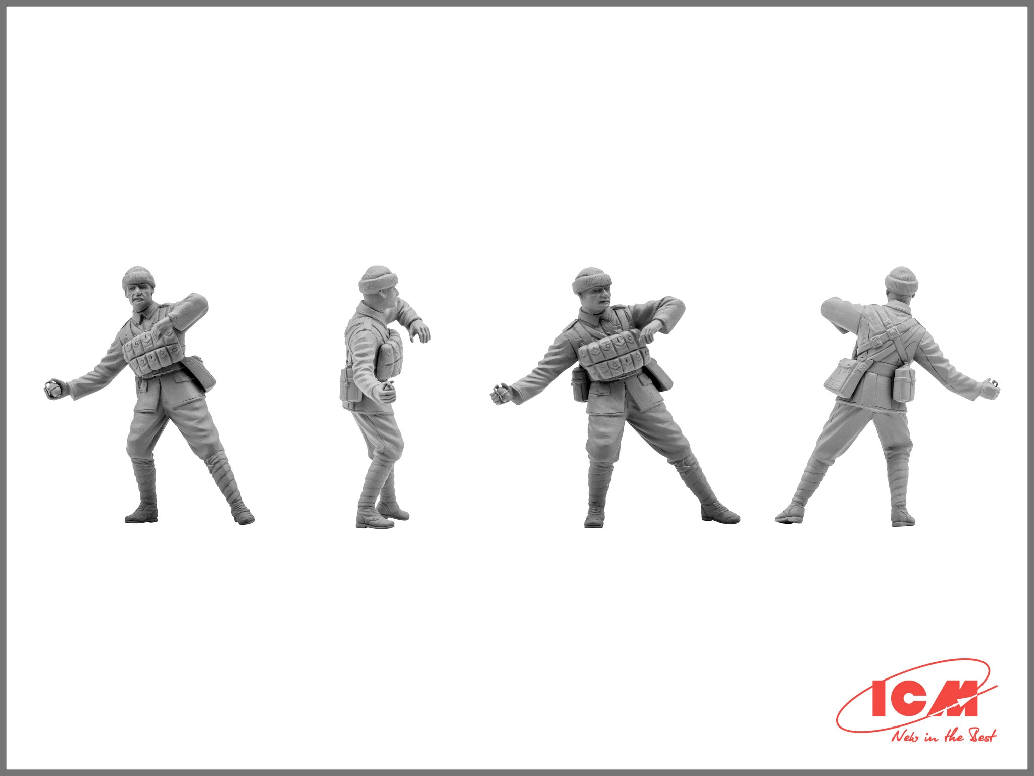 ICM 35301 Plastic model kit Scale figures 1:35 British infantry, 1917-1918