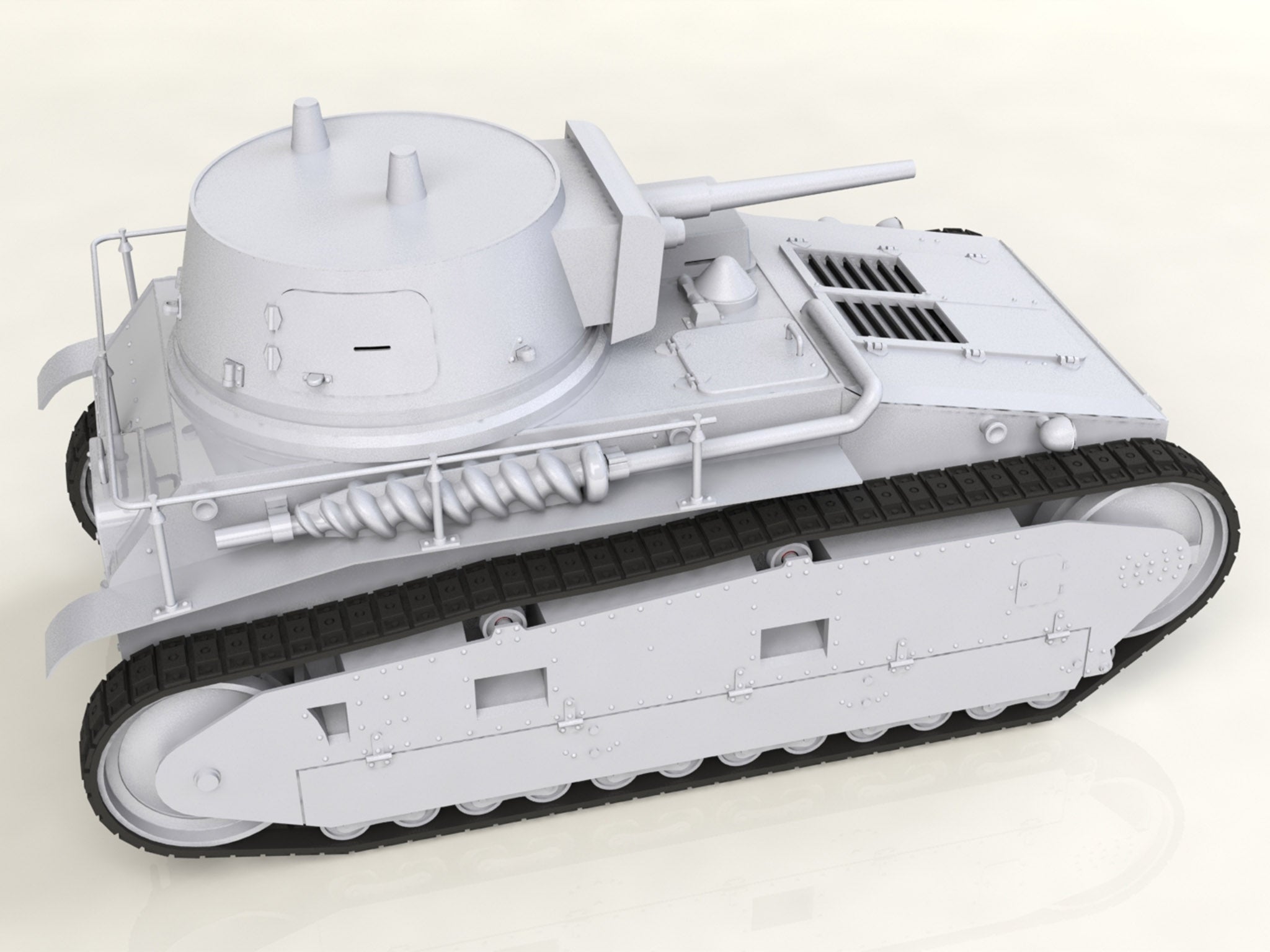 ICM35330 Plastic model German Tank kit Scale 1:35 Leichttraktor Rheinmetall 1930