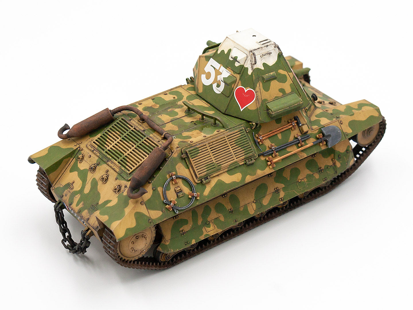 ICM 35338 Plastic model Tank kit 1:35 FCM 36 with French Tank Crew kits model
