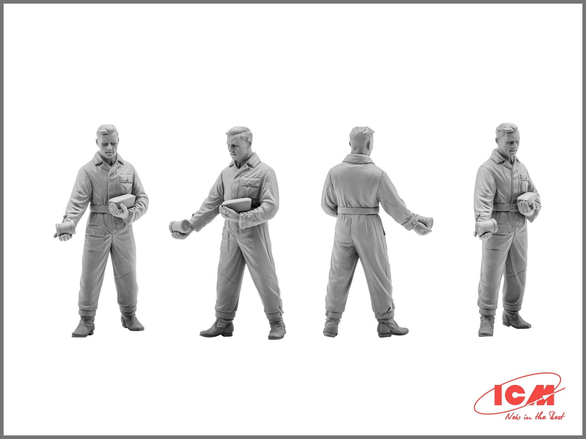 ICM 35351 Plastic model kit Scale figures 1:35 Soviet tank crew, 1943-1945