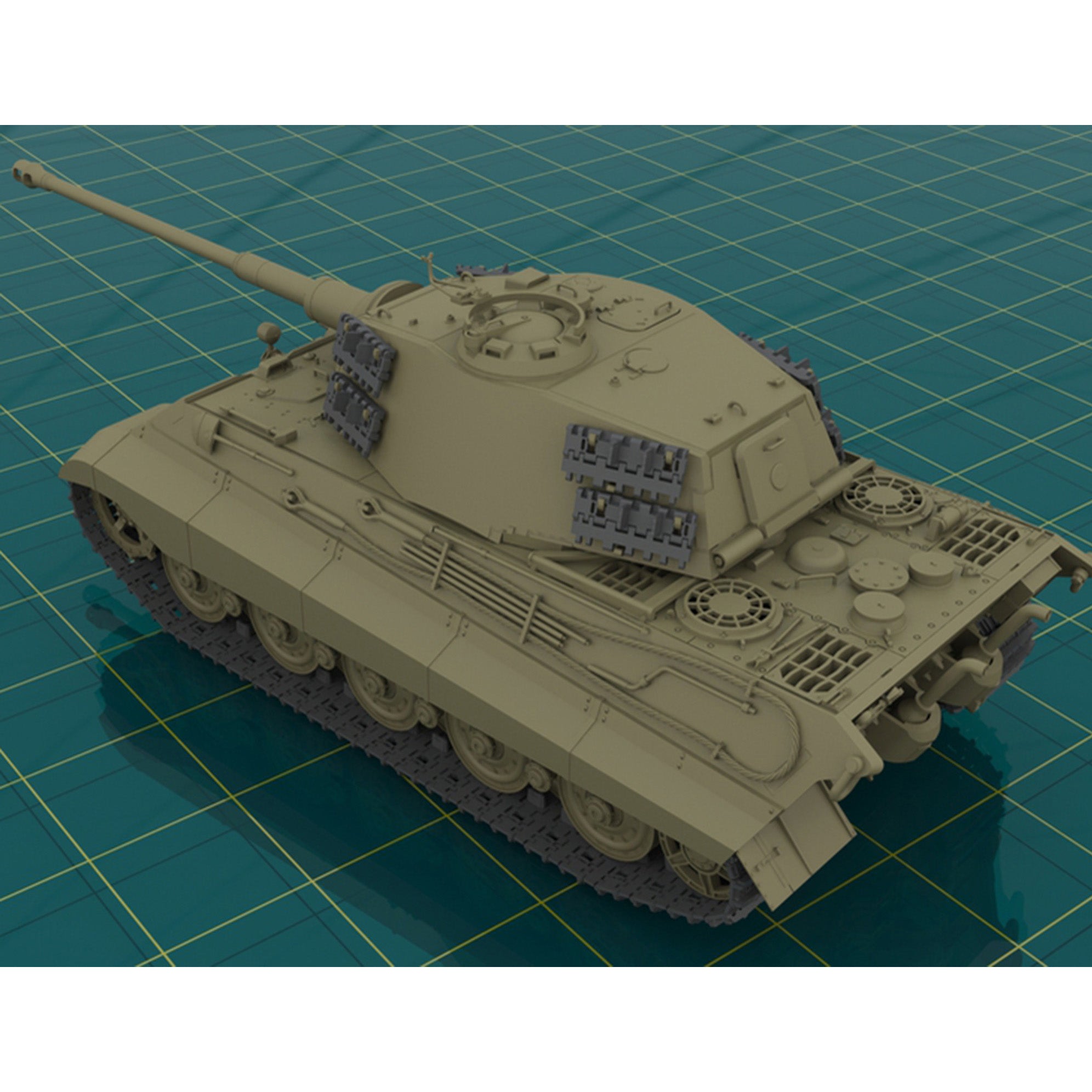 ICM 35363 Scale model kit 1:35 Pz.Kpfw.VI Ausf.B King Tiger with Henschel turret