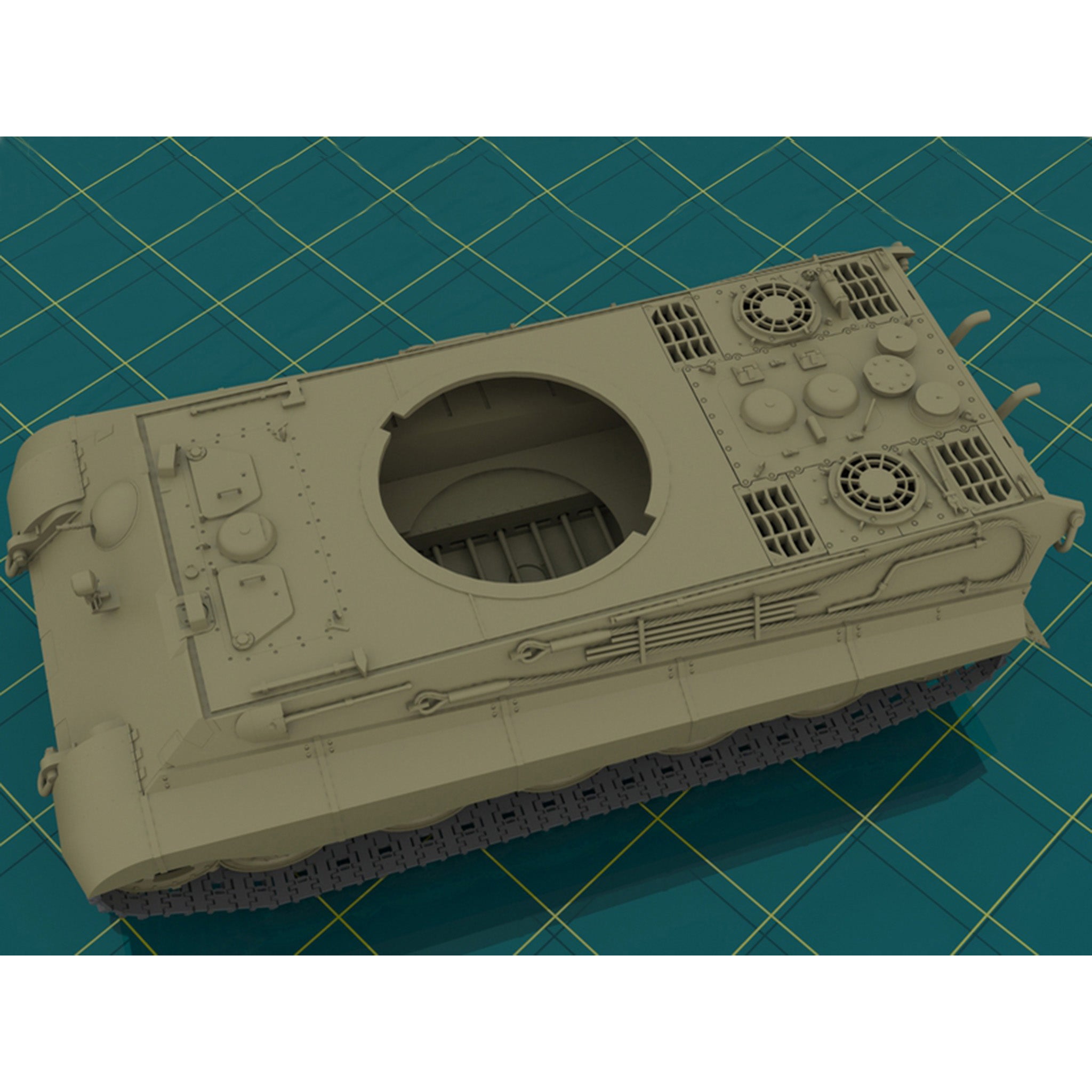 ICM 35363 Scale model kit 1:35 Pz.Kpfw.VI Ausf.B King Tiger with Henschel turret