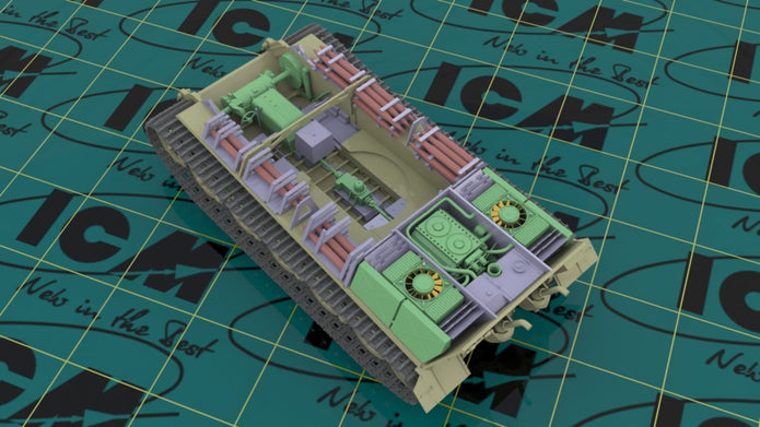 ICM 35364 Scale model kit 1:35 Pz.Kpfw.VI Ausf.B "King Tiger" with full interior