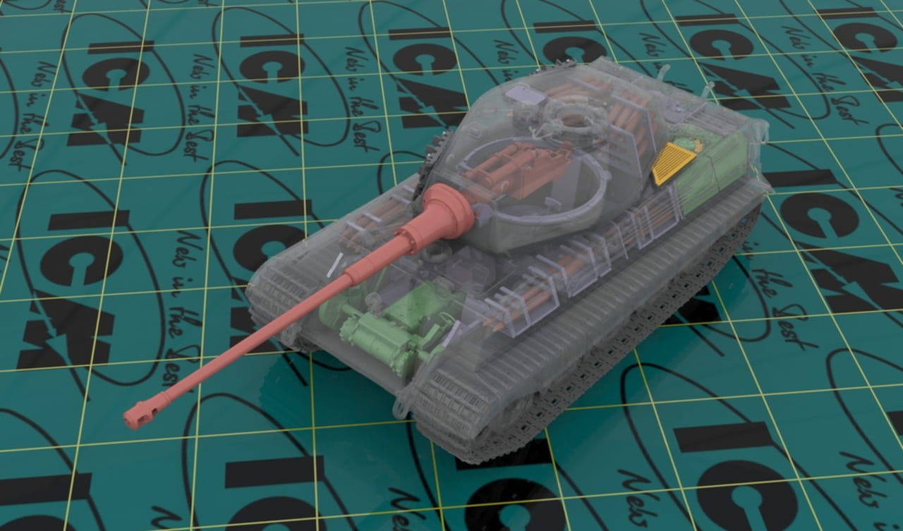 ICM 35364 Scale model kit 1:35 Pz.Kpfw.VI Ausf.B 
