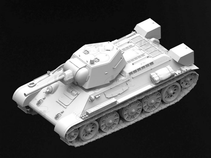 ICM 35365 Scale model kit 1:35 T-34/76 (early 1943) WWII Soviet medium tank