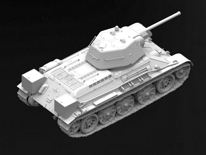ICM 35365 Scale model kit 1:35 T-34/76 (early 1943) WWII Soviet medium tank