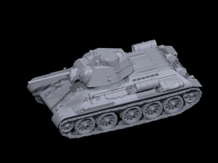 ICM 35366 Scale model kit tank 1:35 Т-34/76 (late 1943 prod.) WWII Soviet medium