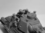 ICM 35368 Plastic model tank  kit Scale 1:35 T-34-76 with Soviet tank riders