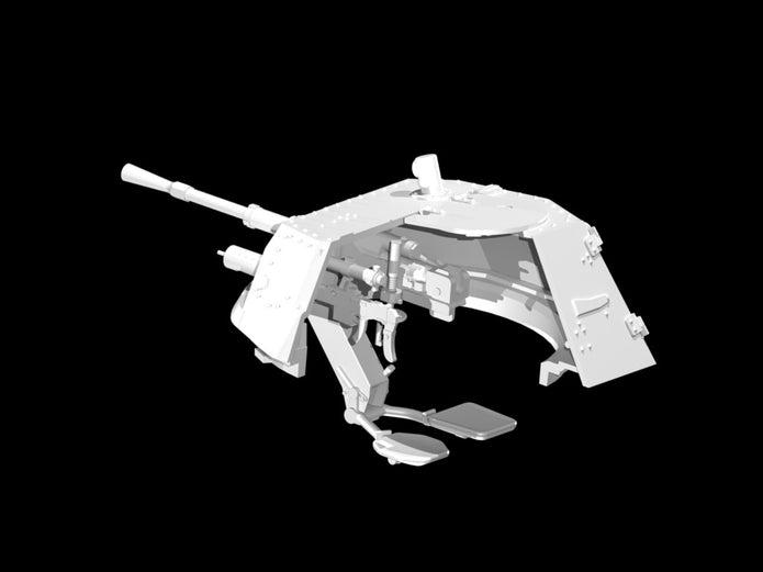 ICM 35373 Plastic model kit 1:35 Panhard 178 AMD-35 WWII French armoured vehicle