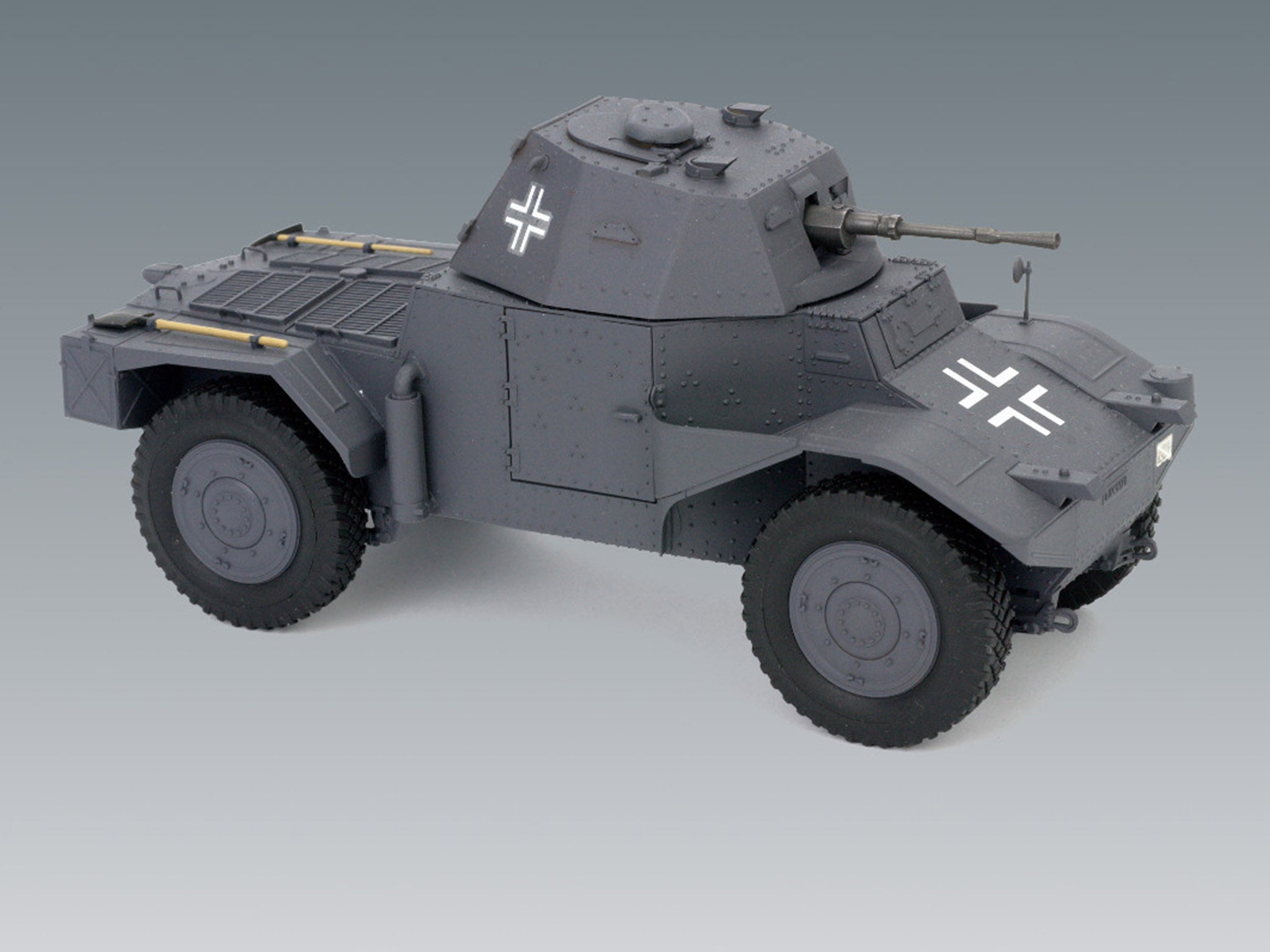 ICM 35374 Scale model kit 1:35 Panzerspahwagen P 204 (f), WWII German Armoured