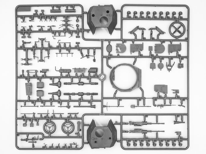 ICM 35377 Plastic model kit 1:35 Panzerspähwagen P204 (f) CDM turret WWII German