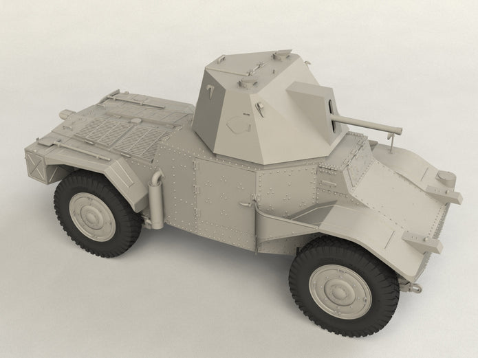 ICM 35377 Plastic model kit 1:35 Panzerspähwagen P204 (f) CDM turret WWII German