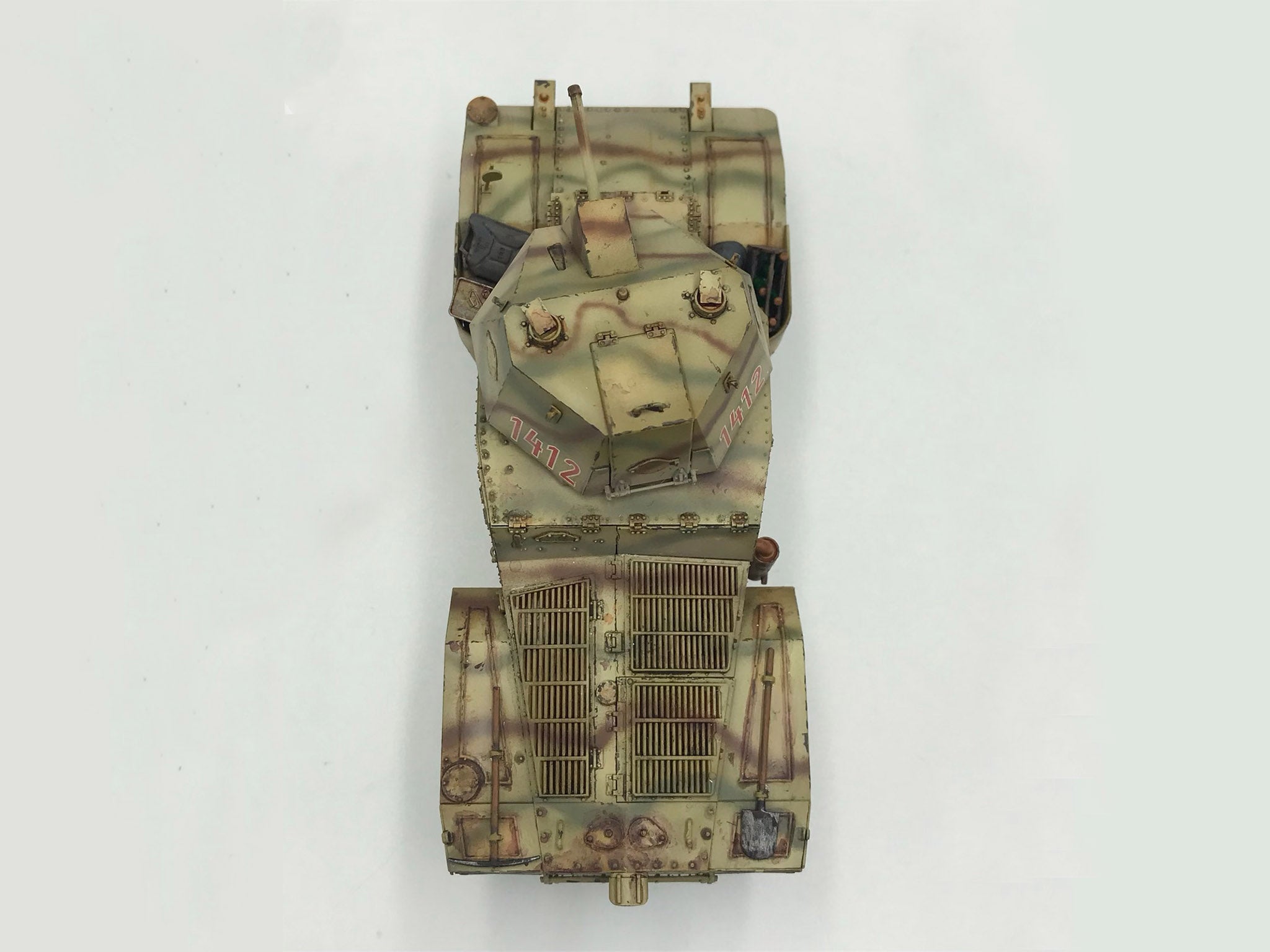 ICM 35377 Plastic model kit 1:35 Panzerspähwagen P204 (f) CDM turret WWII German